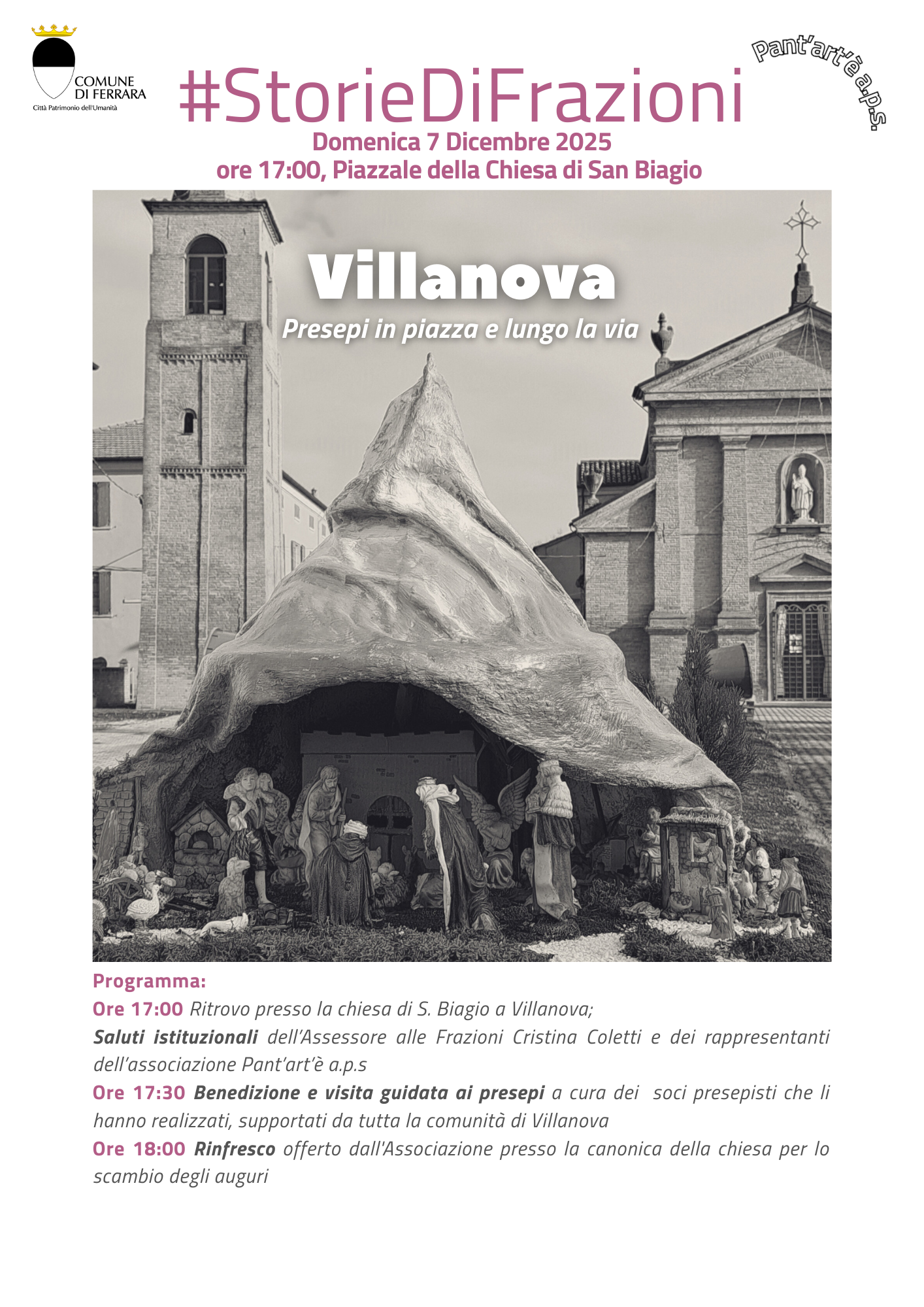 PantArtE - Storie di Frazioni - Villanova | Locandina